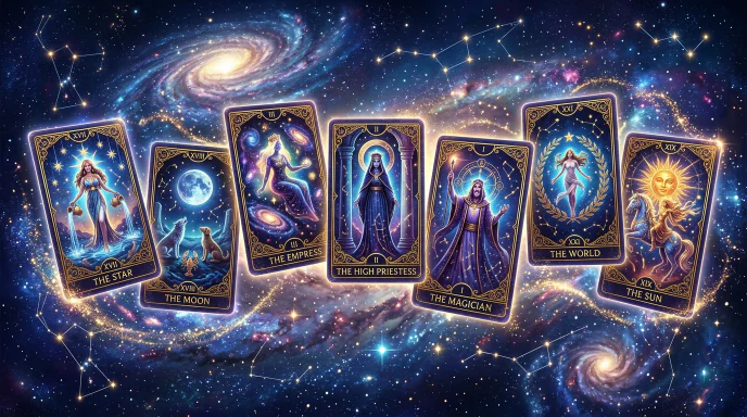 Celestial Tarot Reading Cover
