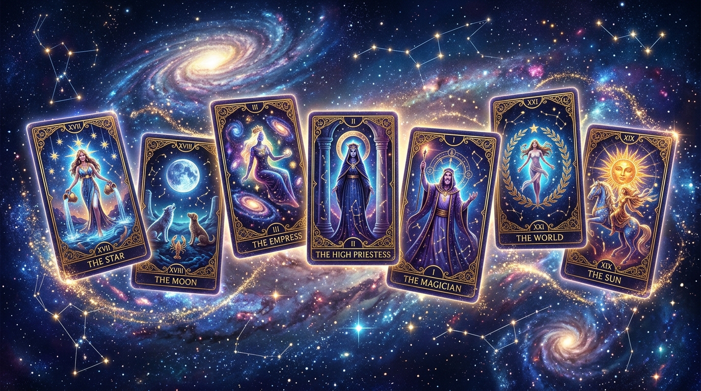 Celestial Tarot Reading Cover